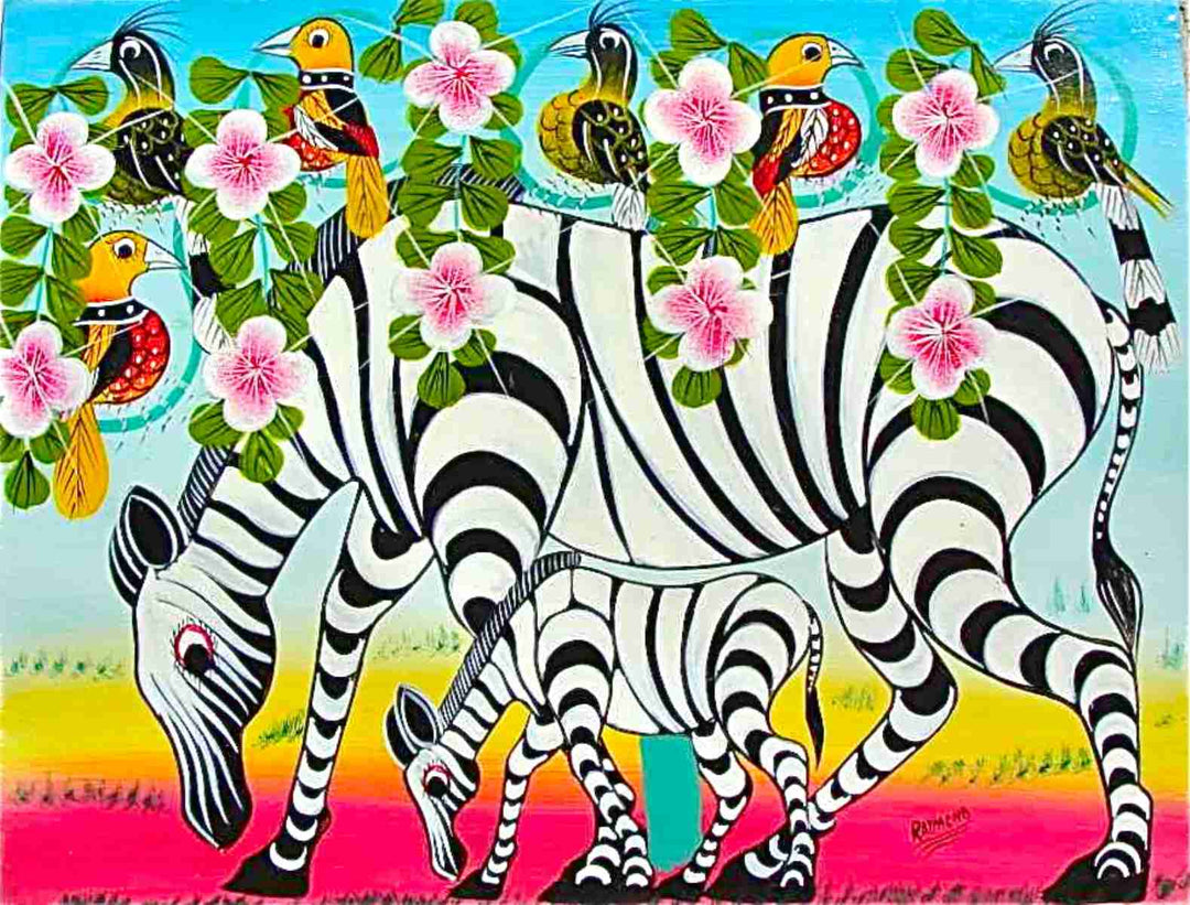 Tingatinga Cooperative in Tanzania, East Africa.  |  True African Art .com