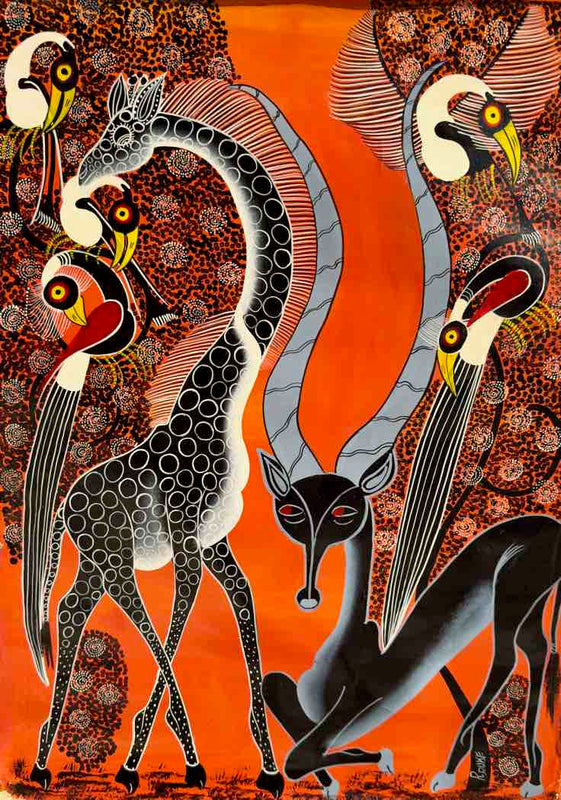 Tingatinga | Tanzania | TT-82 | Original | True African Art .com