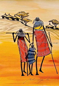 Martin Bulinya  |  Kenya  |  B-280  |  Print  |  True African Art .com