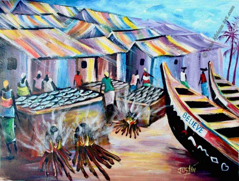 Justin Laryea | Shore Fish | Print