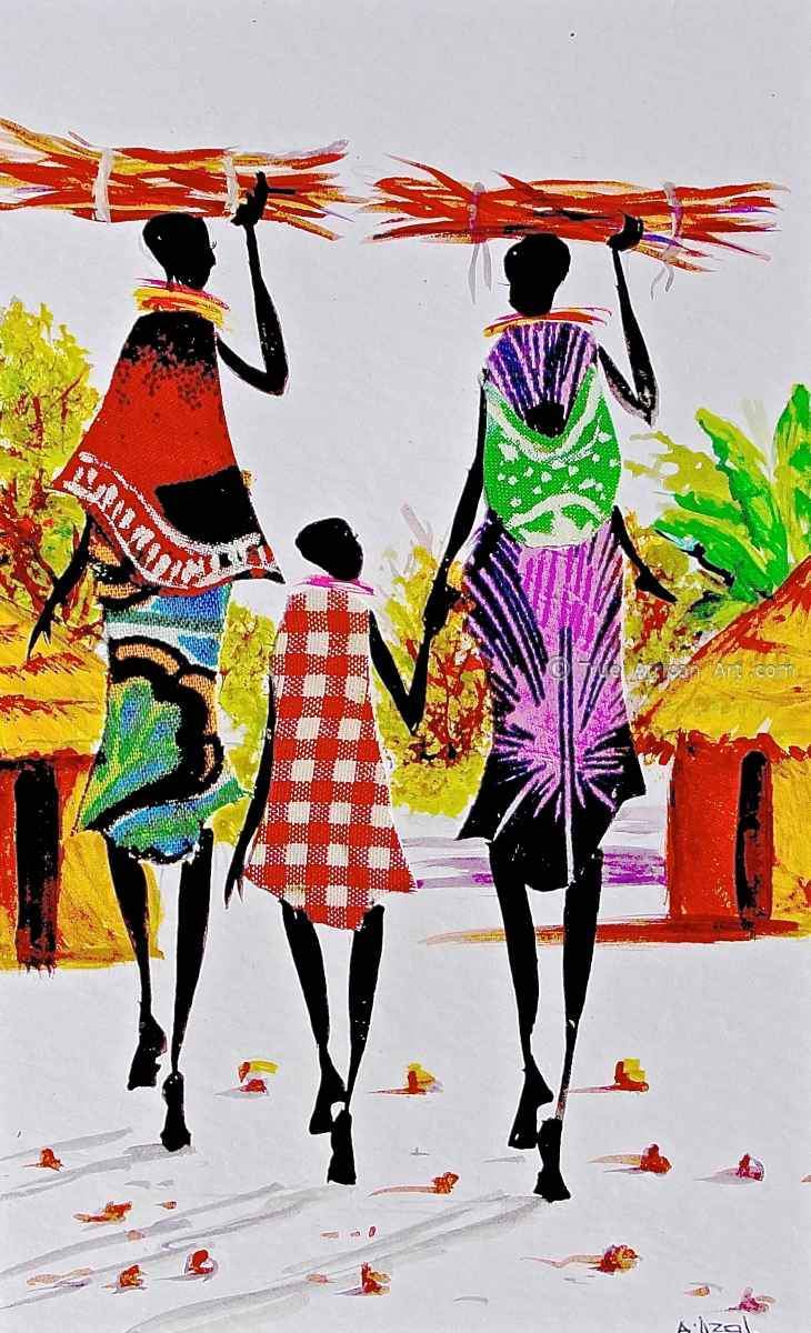 Albert Lizah L 121 Print True African Art Com