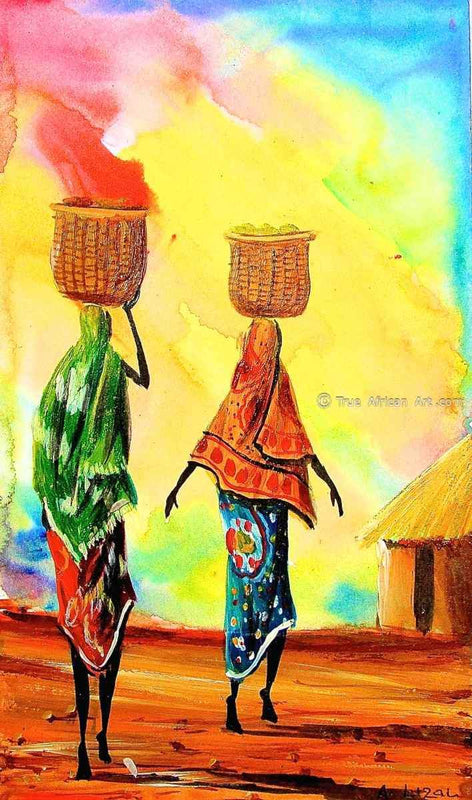 Albert Lizah  |  L-210  |  Print  |  True African Art .com