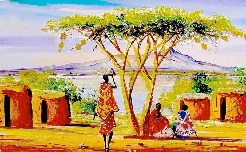 Albert Lizah  |  L-94  |  Print  |  True African Art .com