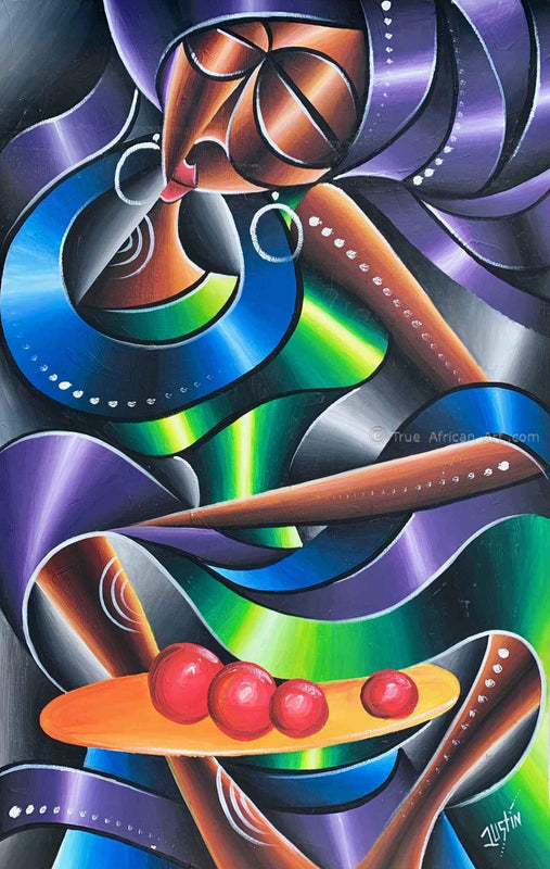 Justin Laryea | Ghana | "Doing What I Can" | True African Art .com