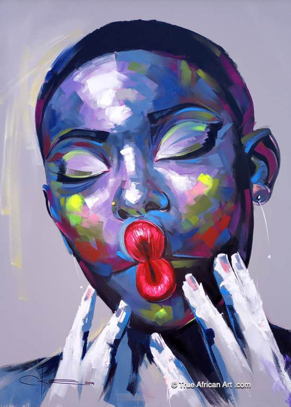 C-Kle | Ghana | "Mind your Tongue" | Original | True African Art .com