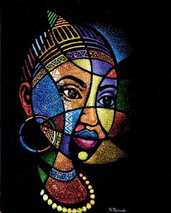 Obi | Nigeria | "Rainbow Portrait" | True African Art .com