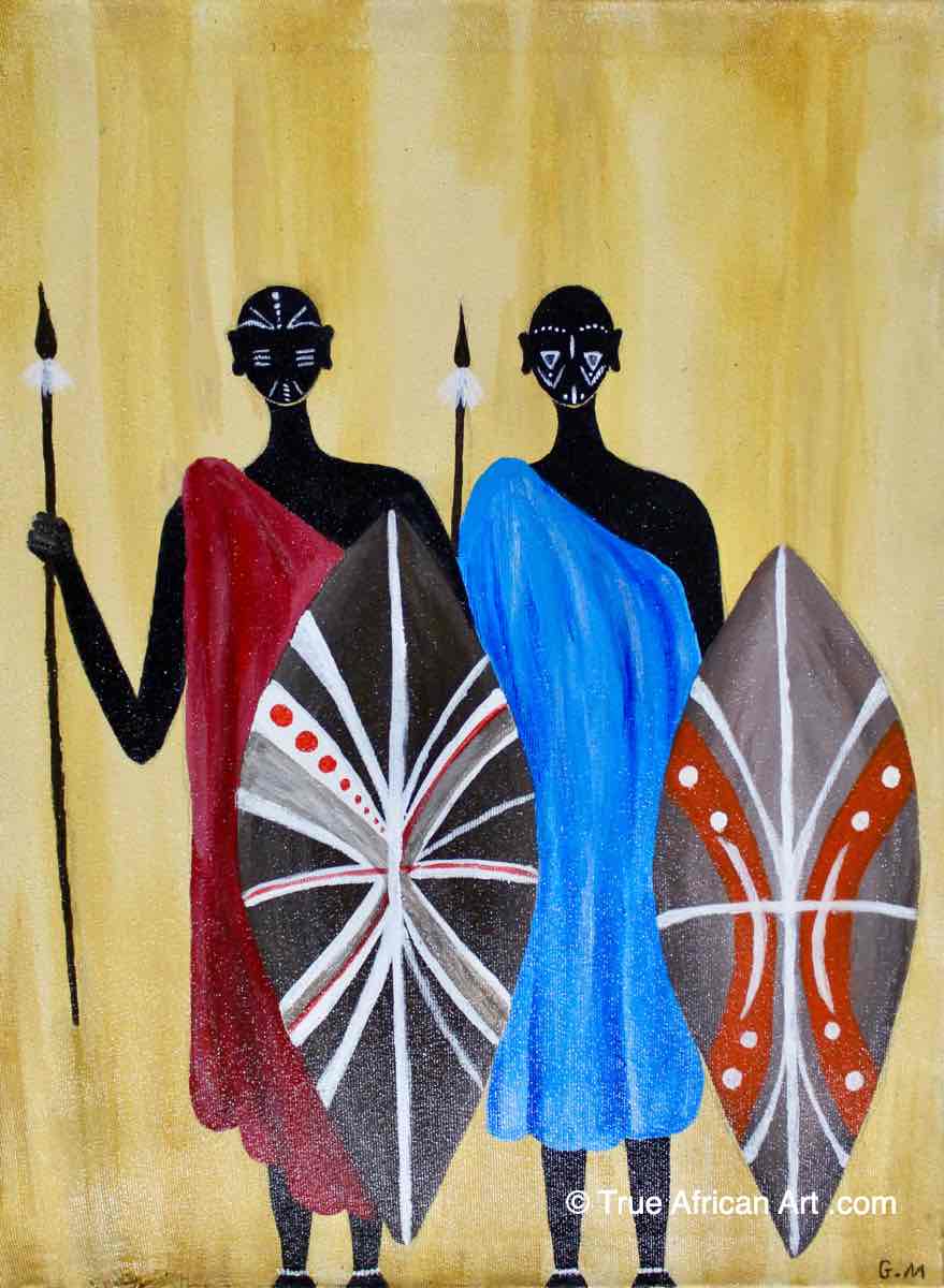 Ghada Malik  |  Sudan  |  Paintings for Sale  |  True African Art .com