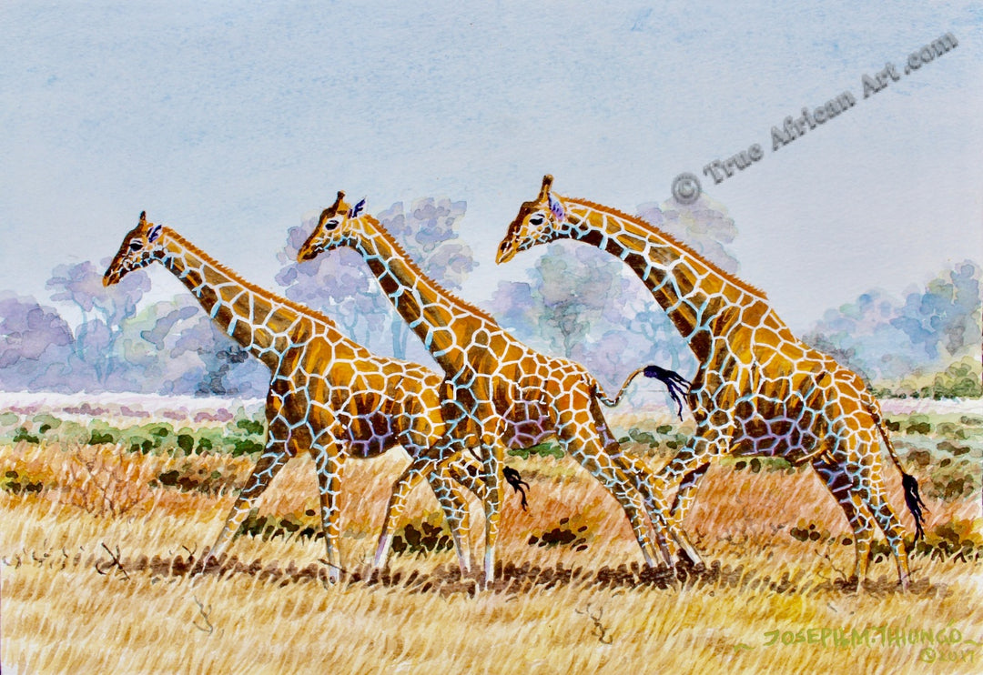 Joseph Thiongo  |  Kenya  |  African Wildlife Collection  |  True African Art .com