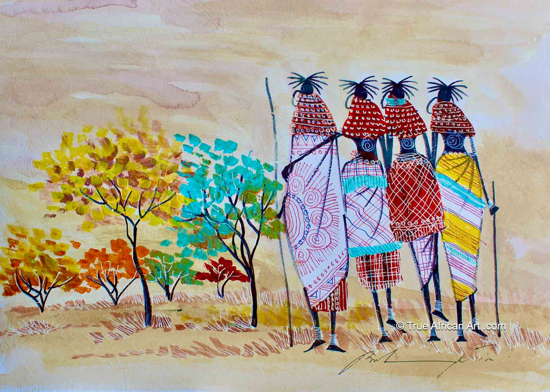 Martin Bulinya  |  Kenya  |  Originals and Prints  |  True African Art .com
