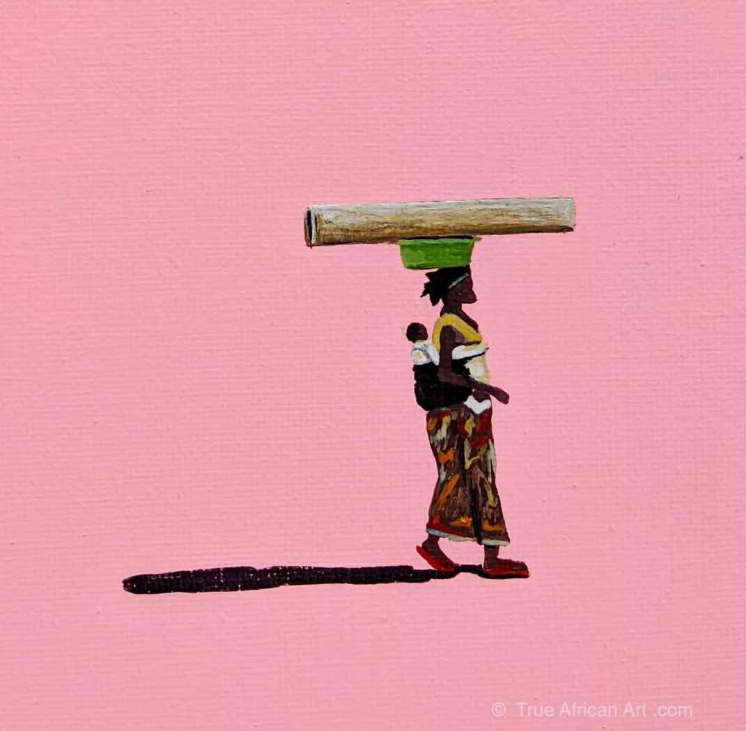 Seleman Kubwimana  |  Rwanda  |  Inside the Color - 149  |   Hand Painted