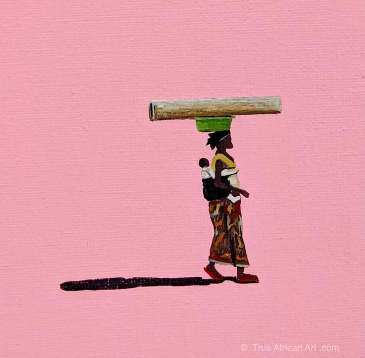 Seleman Kubwimana  |  Rwanda  |  Inside the Color - 149  |   Hand Painted