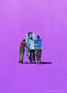 Seleman Kubwimana  |  Rwanda  |  Inside the Color - 160  |   Hand Painted