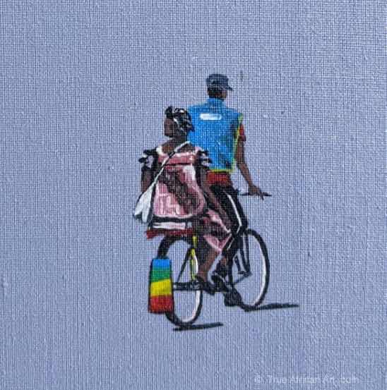 Seleman Kubwimana  |  Rwanda  |   Inside the Color - 165  |   Hand Painted