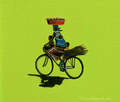 Seleman Kubwimana  |  Rwanda  |   Inside the Color - 167  |   Hand Painted