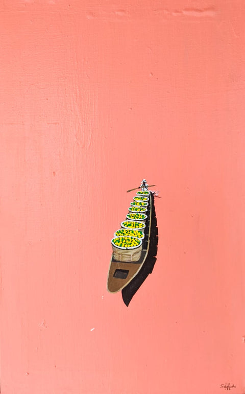 Seleman Kubwimana | Rwanda | Inside the Color Series - 79 | Hand Painted | Ships from New York | True African Art .com