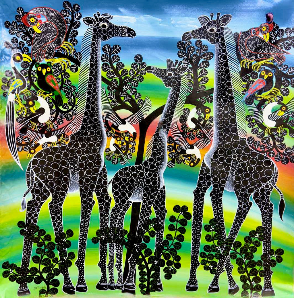 TT-100  |  Tanzania  |  Tingatinga Cooperative |  True African Art.com