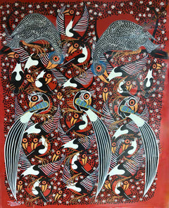 TT - 99  |  Tanzania |  Tingatinga Cooperative  |  True African Art .com