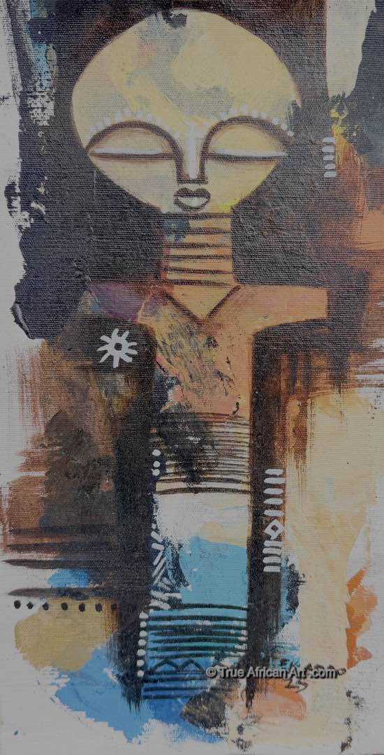 Appiah Ntiaw  |  Ghana  |  "All is One"  |  Original  |  True African Art .com