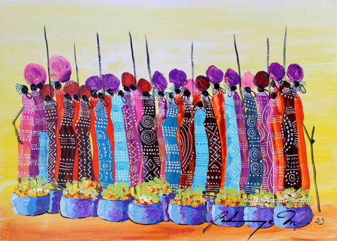 Martin Bulinya | Kenya | “B-583" | Original | True African Art .com