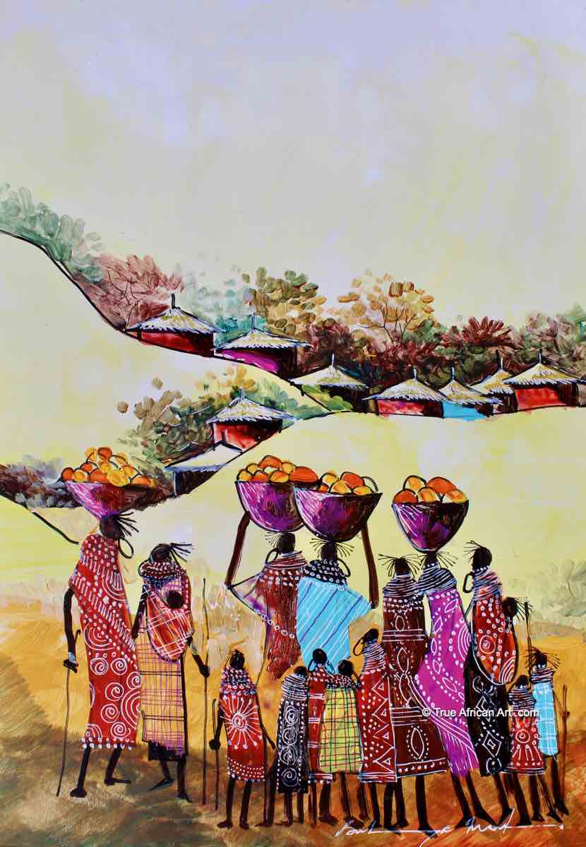 Martin Bulinya | Kenya | B-587 | African Art For Sale – True African Art