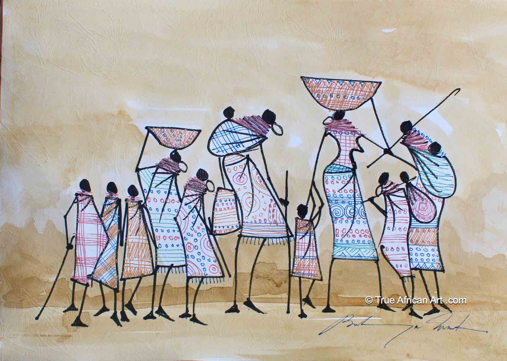 Martin Bulinya  |  Kenya  |  B-593 |  African Art for Sale