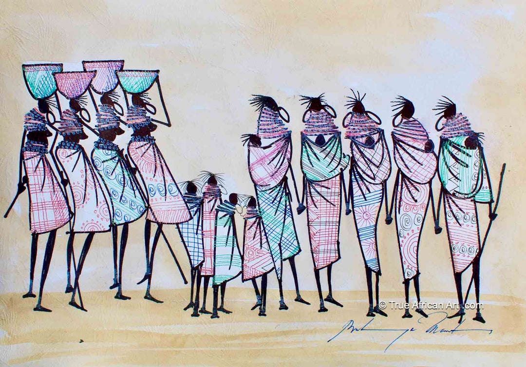 Martin Bulinya | Kenya | “B-596” | Original | True African Art .com