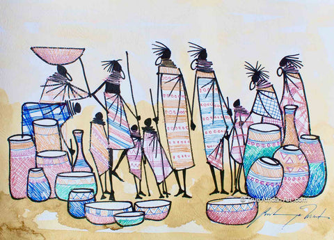 Martin Bulinya | Kenya | “B-608” | Original | True African Art .com
