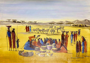 Martin Bulinya  |  Kenya  |  B-654  |  Original  |  True African Art .com