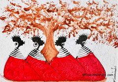 Kenyan Cards | C-282 | Hand Painted | True African Art .com