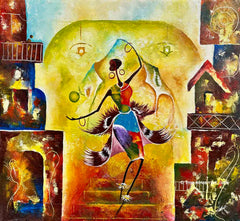 Willie Wamuti  |  Kenya  |  End of the Tunnel  |  Original  |  True African Art .com