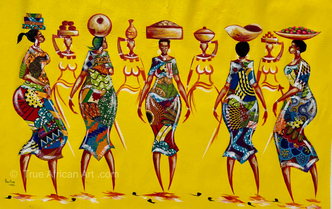 Richard Fosu  |  Ghana  |  Balanced  |  Original  |  True African Art .com