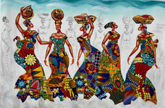 Richard Fosu  |  Ghana  |  We are Beautiful  |  Original  |  True African Art .com