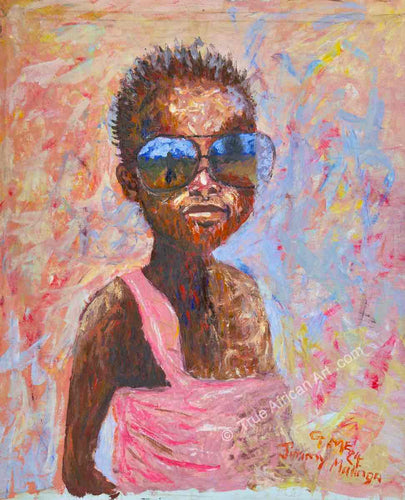 Jimmy Malinga  |  Malawi  |  G-Me 8  |  Oils on Canvas  |  Original and Print  |  True African Art .com