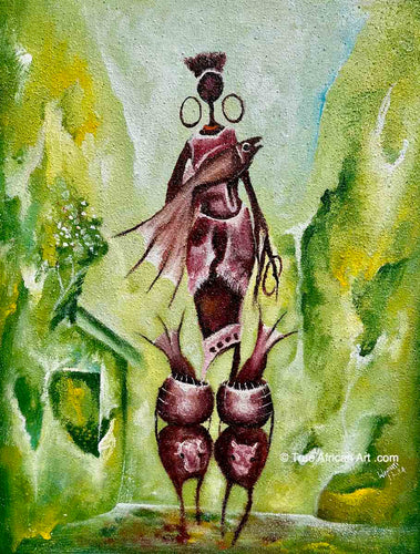 Willie Wamuti  |  Kenya  |  Green Adventure  |  Original  |  True African Art .com