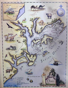 Blue Rhino Maps | Chris Robitaille | :amu Map | Print | True African Art .com