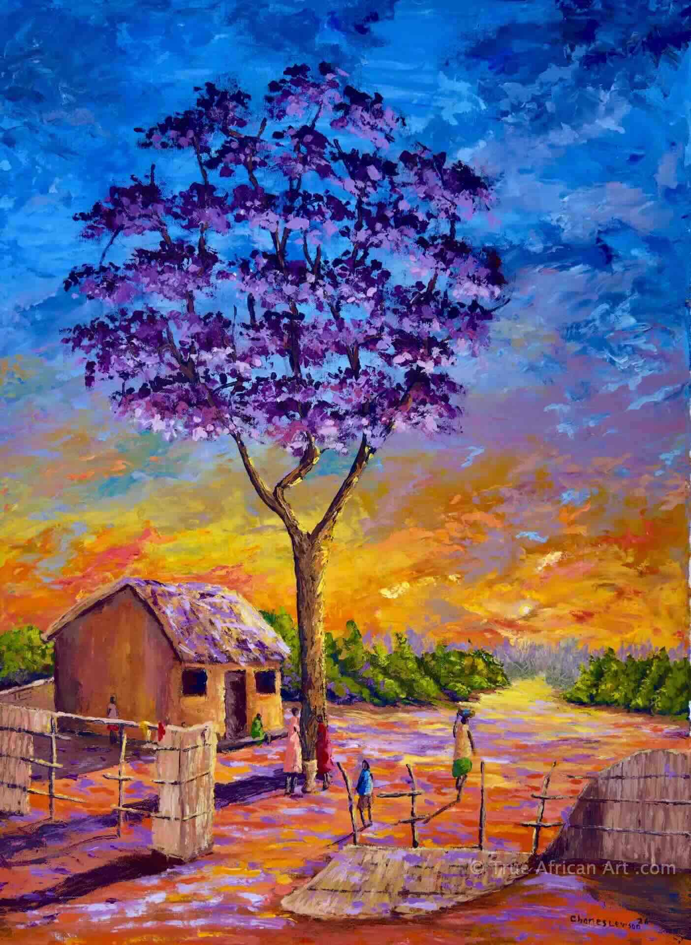African Art Paintings for sale from Malawi | True African Art .com