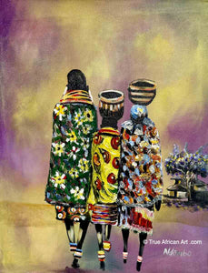 John Ndambo |  Kenya  |  N - 216  |   Original  |  True African Art .com