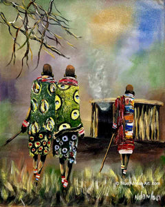 John Ndambo |  Kenya  |  N - 218  |   Original  |  True African Art .com