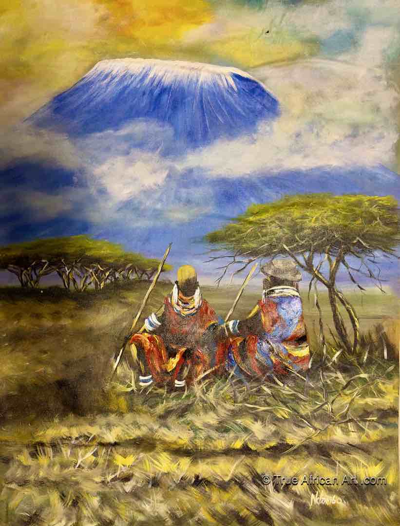 John Ndambo | Kenya | N-236  | Original | True African Art .com