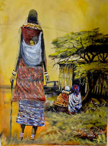 John Ndambo | Kenya | N-240  | Original | True African Art .com