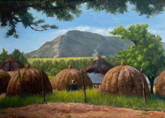 Pile  |  Malawi  |  "Traditional Swazi Residence"  |  Original  |  True Africa Art com