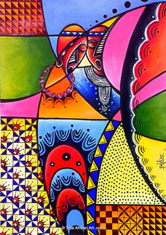 Femi  |  Nigeria  |  Romance  |  Original  |  True African Art .com