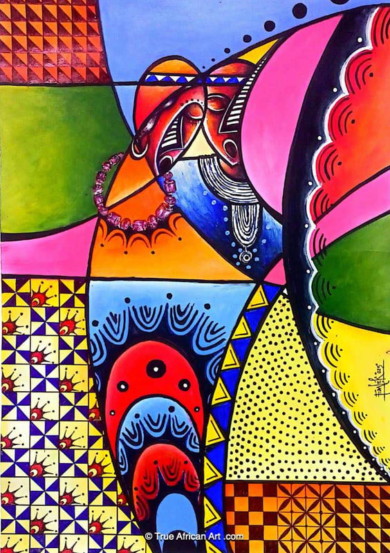 Femi  |  Nigeria  |  Romance  |  Original  |  True African Art .com