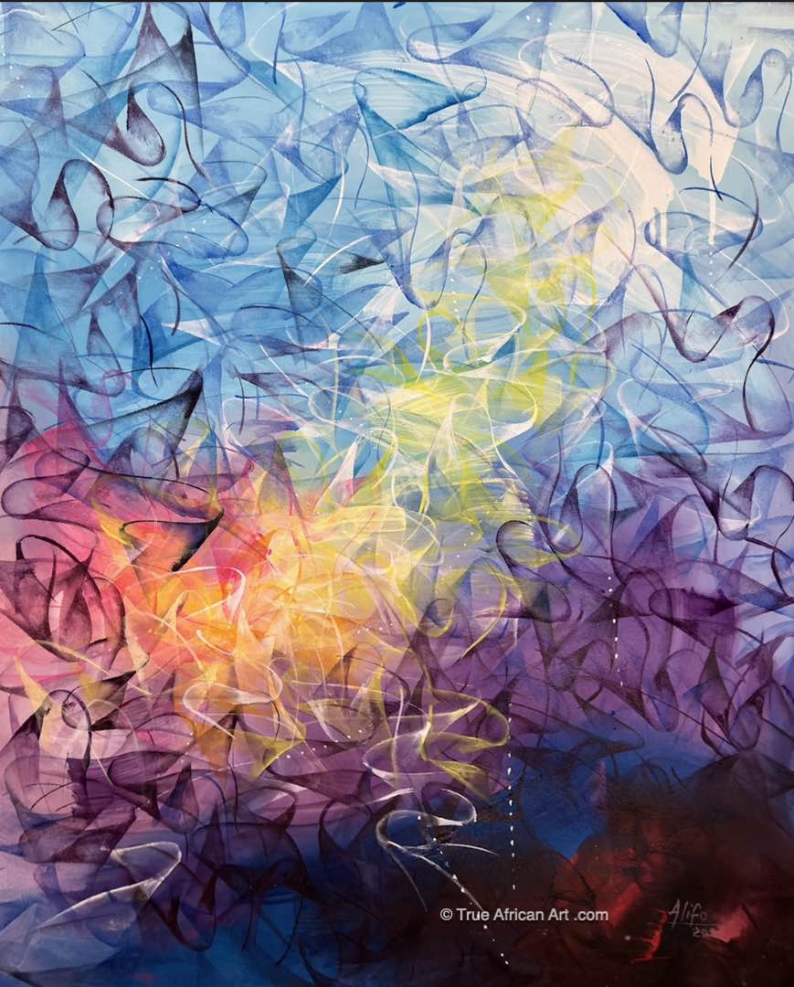 Seth Alifo |  Ghana |  Sight - 7  |  Original  |  True African Art .com