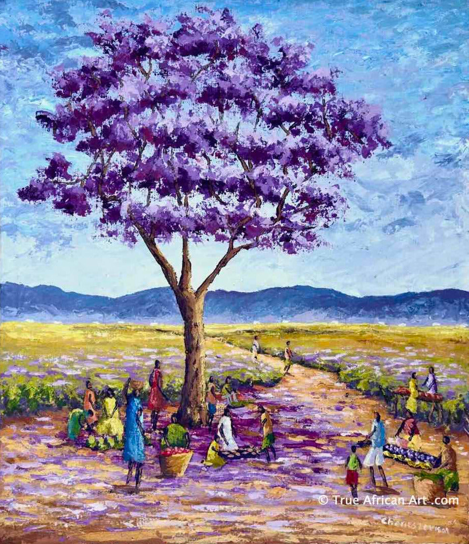 African Art Paintings for sale from Malawi | True African Art .com