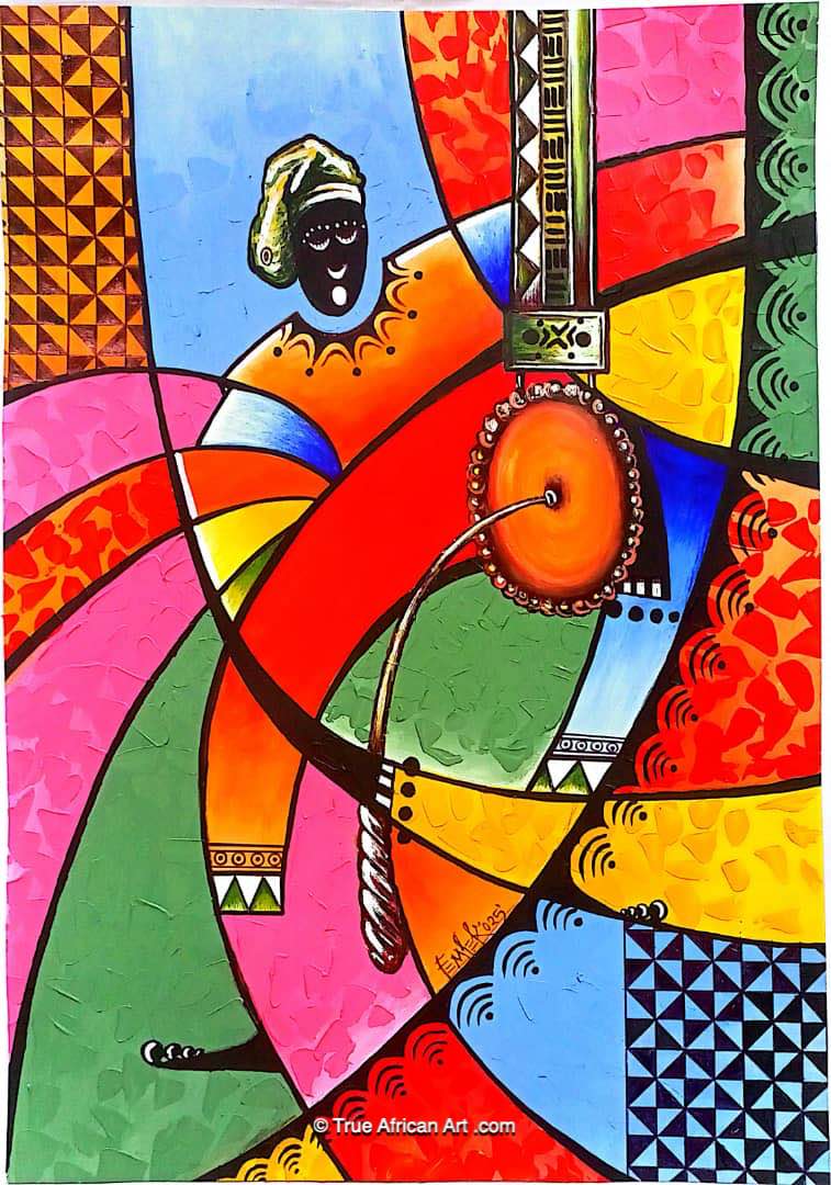 Femi  |  Nigeria  |  Sounds of Happiness  |  Original  |  True African Art .com