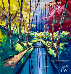 Evans Yegonizer Yegon  |  Kenya  |  A Narrow Path  |  Original |  True African Art .com