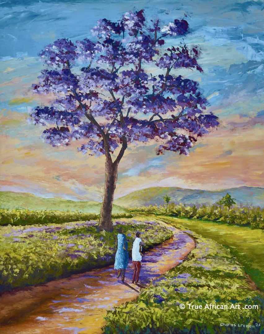 Charles Levison  |  Malawi  |  "The Path of Love"  |  Original  |  True African Art