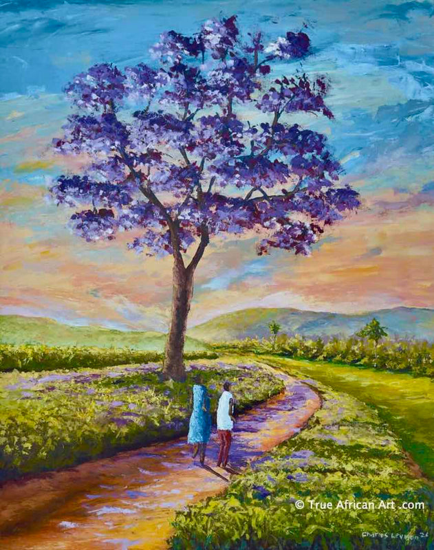Charles Levison  |  Malawi  |  "The Path of Love"  |  Original  |  True African Art