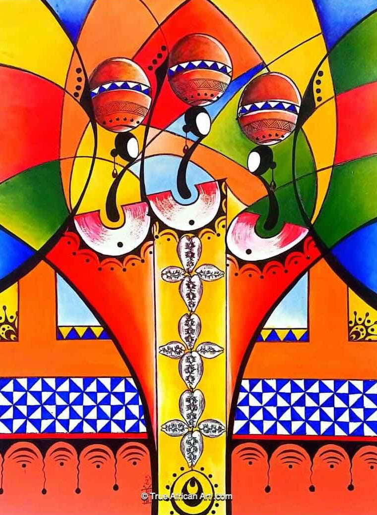 Femi  |  Nigeria  |  The Peddlers  |  Original  |  True African Art .com